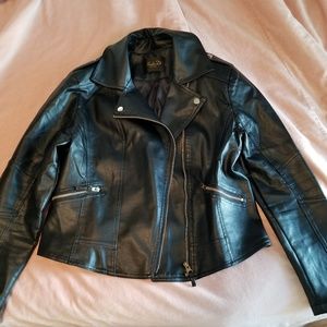 Faux Leather Jacket